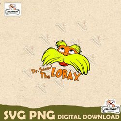 funny character dr seuss the lorax svg