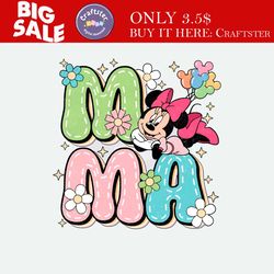 floral mama minnie house balloon png