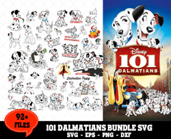 92 Files One Hundred And One Dalmatians Svg Bundle, Disney Svg