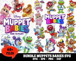 68 Files Bundle Muppet Babies Svg, Disney Svg, Muppet Babies Svg