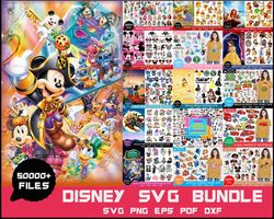 50000 Disney Svg Bundle, Disney Svg, Mickey Svg