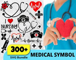 300 Medical Symbol Bundle, Trending Svg, Medical Symbol