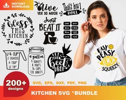 200 Kitchen Bundle Svg, Trending Svg, Kitchen Svg
