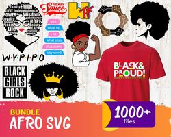 1000 Bundle Afro Svg, Trending Svg, Afro Girl Svg, Afro Queens Svg