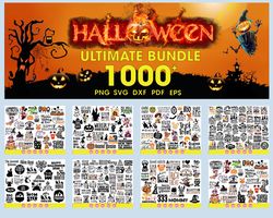 Halloween Ultimate Bundle 1000 Files Svg