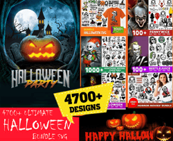 4700 Files Halloween Ultimate Bundle Svg, Halloween Svg