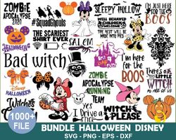 Halloween Disney Ultimate Bundle 1000 Files Svg