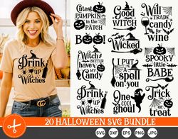 Halloween SVG Bundle, Halloween Svg, fall svg, Halloween Witch Svg, Halloween Shirts, Witch SVG, Pumpkin svg, Fall Autum