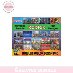 20 Roblox Tumbler PNG Bundle, Roblox Png, 20oz Design