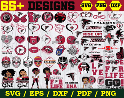 65 Designs Atlanta Falcons Football Svg Bundle, Falcons Logo Svg