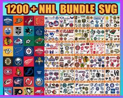 1200 NHL Team Bundle Svg, Sport Svg, NHL Team Svg