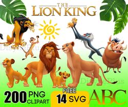 Lion King Disney Movie Bundle PNG