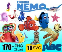 Finding Nemo Disney Movie Bundle PNG