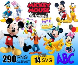 Mickey Mouse And Friends Bundle PNG
