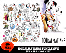 60 Files 101 Dalmatians Bundle SVG