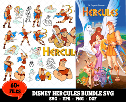60 Files Disney Hercules Bundle SVG