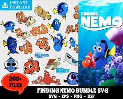 200 Files Finding Nemo Bundle SVG