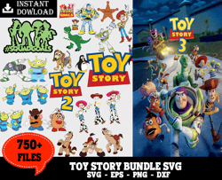 750 Disney Files Toy Story Bundle SVG