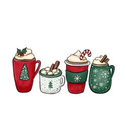 Christmas Coffee PNG Sublimation