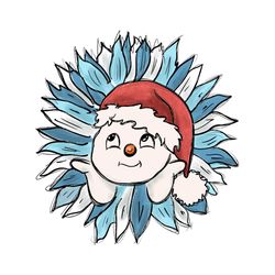 Baby Snowman Christmas Png Sublimation