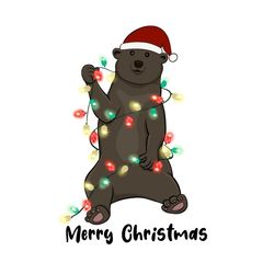 christmas bear sublimation