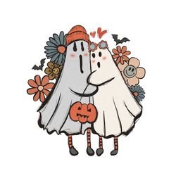 Retro Halloween Ghost Sublimation Bundle