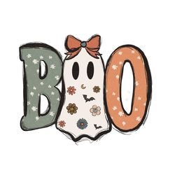 BOO Ghost Girl Sublimation