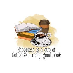 Coffee and Book Lover Coffee Sublimation