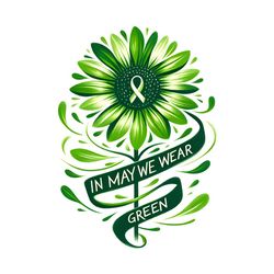 Wear Green Mental Health PNG