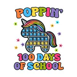 Poppin' 100 Days of School PNG