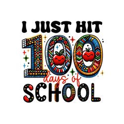 I Just Hit 100 Days of School PNG