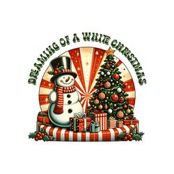 Dreaming of a White Christmas PNG