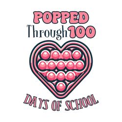 100 Days of School Pop It Png