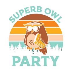 Superb Owl Party SVG