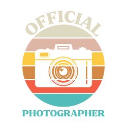official photographer photography gift