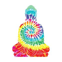 Buddha Tie Dye Vintage Yoga Spiritual