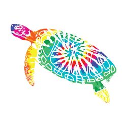 Sea Turtle Tiedye Ocean