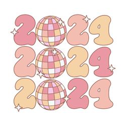New Years New Year 2024 SVG PNG Bundle