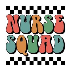 Nurse Squad Retro SVG Shirt