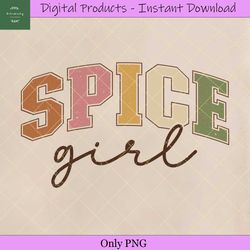 Retro Spice Girl PNG Sublimation