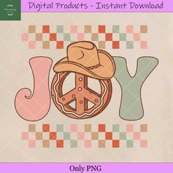 Cowboy Joy Christmas PNG Sublimation