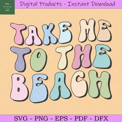 Summer Beach Retro Wavy SVG Sublimation