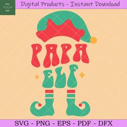 Merry Christmas Elf SVG Sublimation