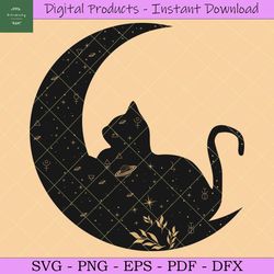 Black Cat Magic Celestial SVG Bundle