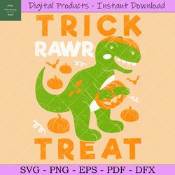 Dinosaur Pumpkin Halloween SVG Tshirt
