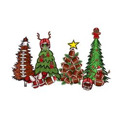 Football Christmas Tree PNG