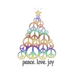 Peace Love Joy Christmas Sublimation