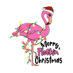 Christmas Flamingo Sublimation