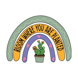 Bloom Where You Are Planted PNG