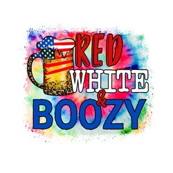 Red White and Boozy Sublimation